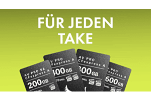 Neue Anglebird AV PRO SE CFexpress Typ-A Speicherkarten 