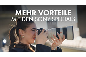 Sony Specials & Benefits - Aktionen für Einsteiger, Studenten und Profis