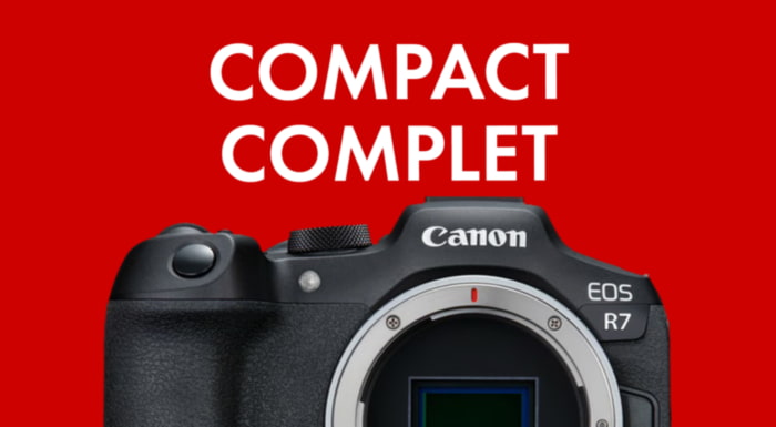 Une cam&eacute;ra prim&eacute; Canon EOS R7