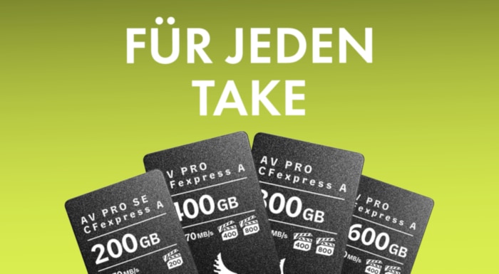 Neue Anglebird AV PRO SE CFexpress Typ-A Speicherkarten 