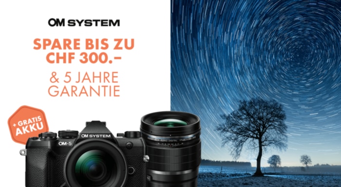 OM System Bright Nights Cashback bis 15.2.2026