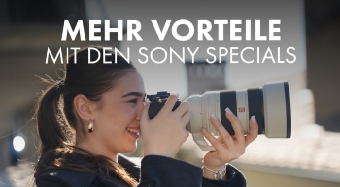 Sony Specials & Benefits - Aktionen f&uuml;r Einsteiger, Studenten und Profis
