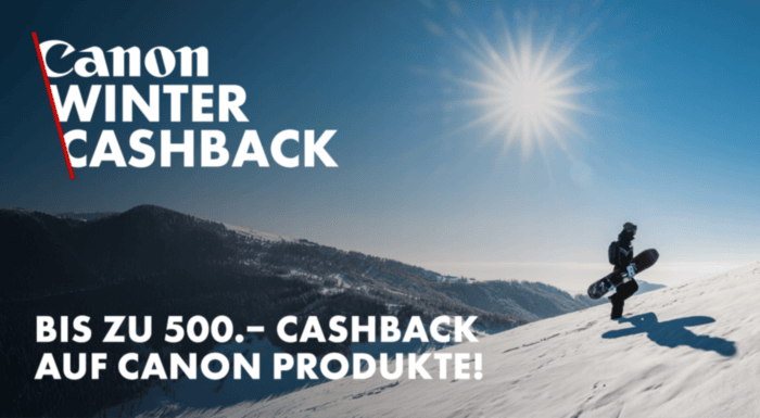 Canon Winter Cashback bis 15.1.2025