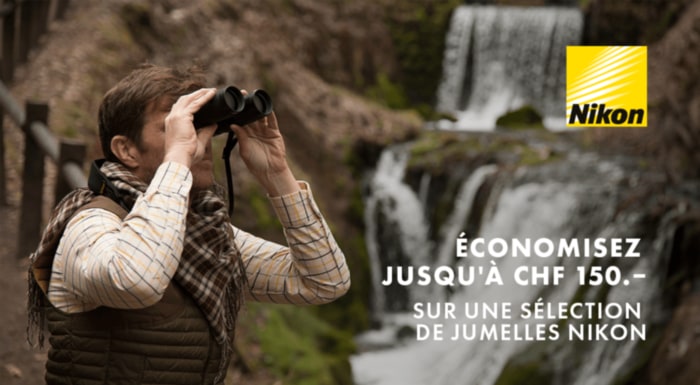 Nikon promotion jumelles jusqu'au 21.10.2024