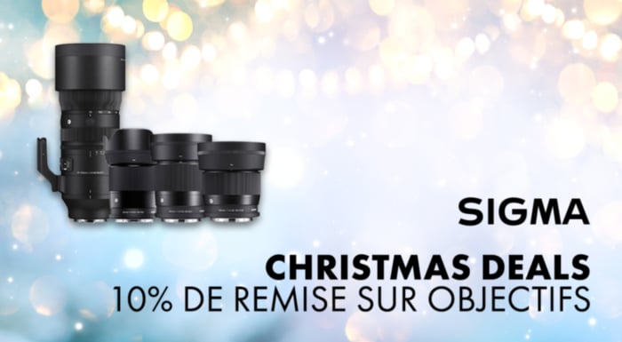 Promotion sur les objectifs Sigma jusqu'au 24.12.2025