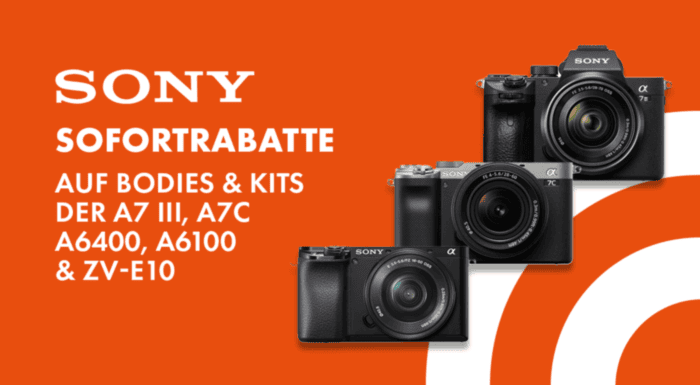 Sony Kamera Sofortrabatte bis 2.2.2025