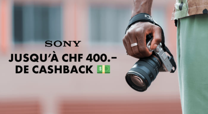 Sony cashback d'été jusqu'au 31.7.2025