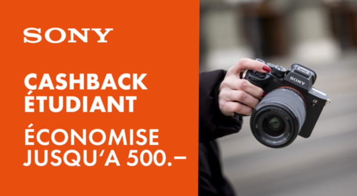 Sony Cashback étudiant