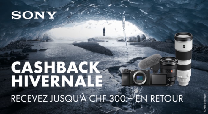 Cashback hiver Sony jusqu'au 31.1.2026