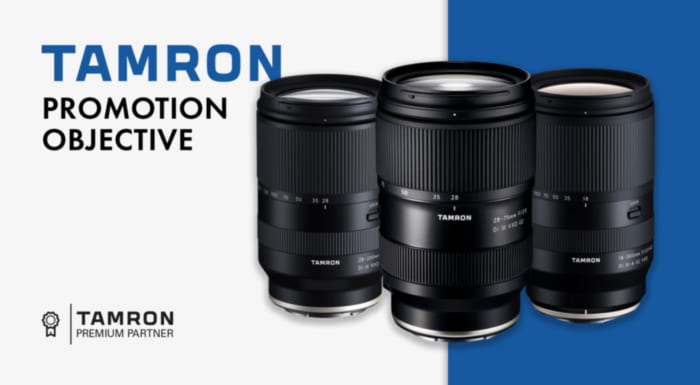 Promotion Tamron jusqu'au 31.07.2025