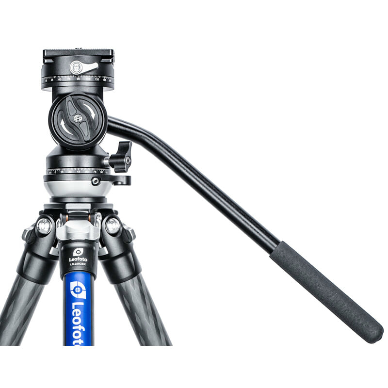 Leofoto - Ranger - Trépied en Carbone pour appareils Photo - Tête à rotule Incluse - Capacité de Charge de 20kg - Pieds Extensibles - Hauteur: 9,5 cm - 152 cm - LS-323C