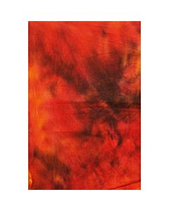 Helios Stoffhintergrund Batic Cotton rot gewolkt 3x5m