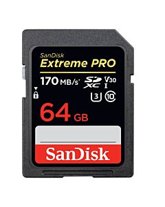 Sandisk ExtremePro 170MB/s SDXC 64GB V30