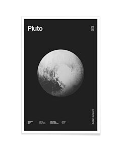 Premium Poster 40x60cm - Pluto