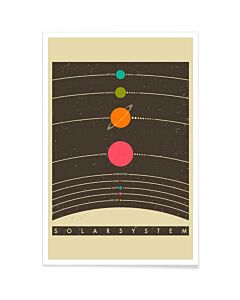 Premium Poster 40x60cm - Solar System