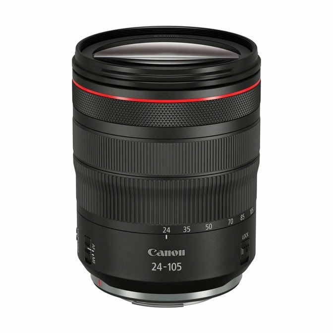 Canon RF 24-105mm f/4 L IS USM moins 100.– de remise jusqu'au 15.6.26