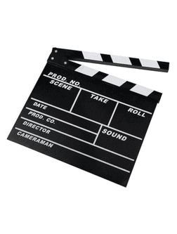 Zumirent Filmklappe Black & White