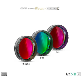 Baader 6.5nm f/2 Highspeed-Filter-Set 1.25" - CMOS-Optimized (H-alpha / O-III / S-II)