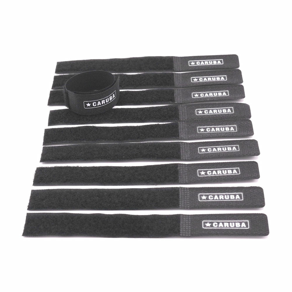 Caruba Schnell Fixierer Klettband schwarz 10 Stk.