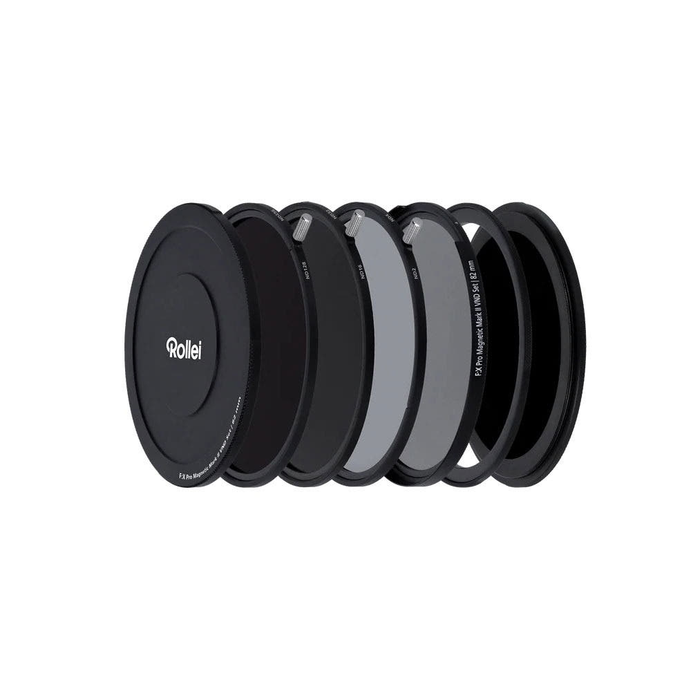 Zumirent Rollei F:Pro Magnetic Filter Kit II VND 82mm + 62-77mm Step-Up Rings