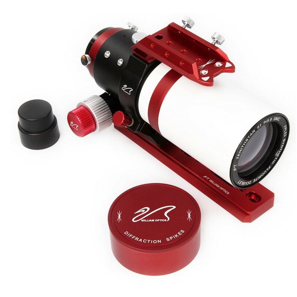 William Optics Apochromatischer Refraktor AP 61/360 ZenithStar ZS61 II OTA Rot