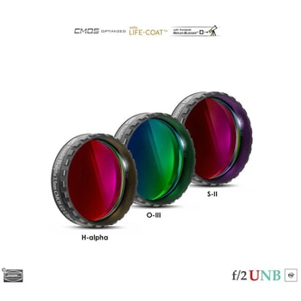 Baader 3.5 / 4nm f/2 Ultra-Highspeed-Filter-Set 1.25" - CMOS-Optimized (H-alpha / O-III / S-II)