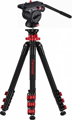 Zumirent iFootage Gazelle Tripod TC5S-Uprise + Komodo K5 Fluidhead