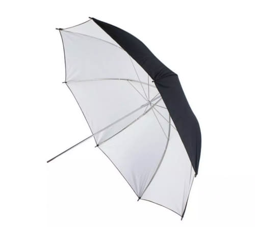 Zumirent Helios Studioschirm 100cm schwarz/weiss