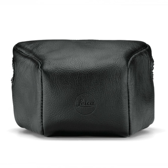 Leica Leder Pouch, kurzes Vorderteil, Leder, schwarz .jpg