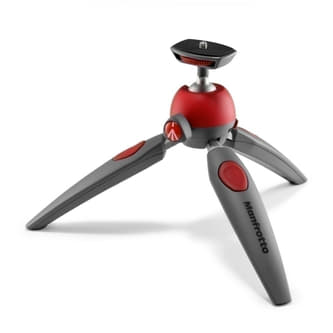Manfrotto Pixi Evo, Mini-Stativ mit Kugelkopf, 2 Sektionen, rot.jpg