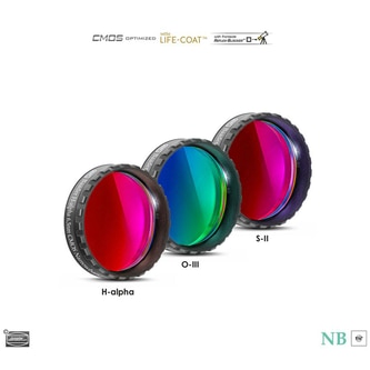 Baader 6.5nm Narrowband-Filter-Set 1.25" - CMOS-Optimized (H-alpha / O-III / S-II)