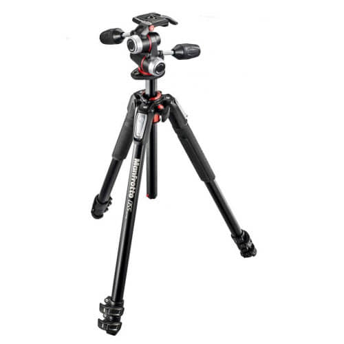 Zumirent Manfrotto Tripod Kit + 3-Way Head