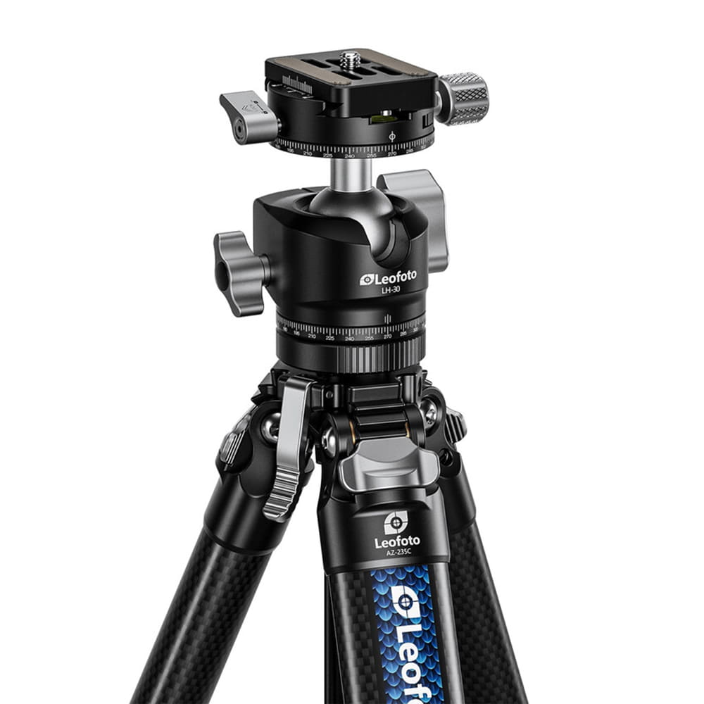 Leofoto-Carbon-Dreibeinstativ-Azure-AZ-235C-Kugelkopf-LH-30R-2.jpg