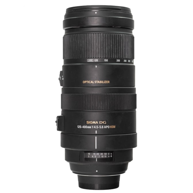 Occasion Sigma 120-400mm f/4.5-5.6 APO DG OS HSM - Nikon Mount