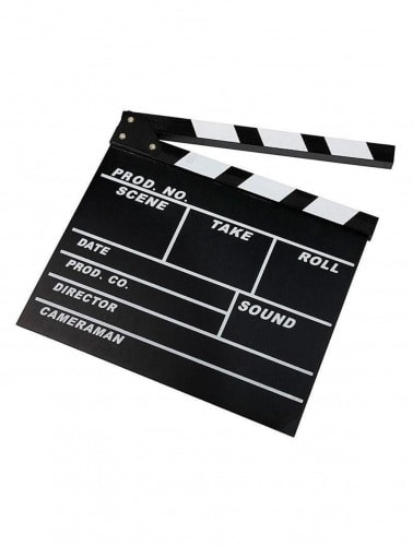Zumirent Filmklappe Black & White
