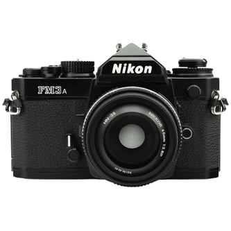 Occasion Nikon FM3A avec Nikon Nikkor 45mm 2.0 P Black