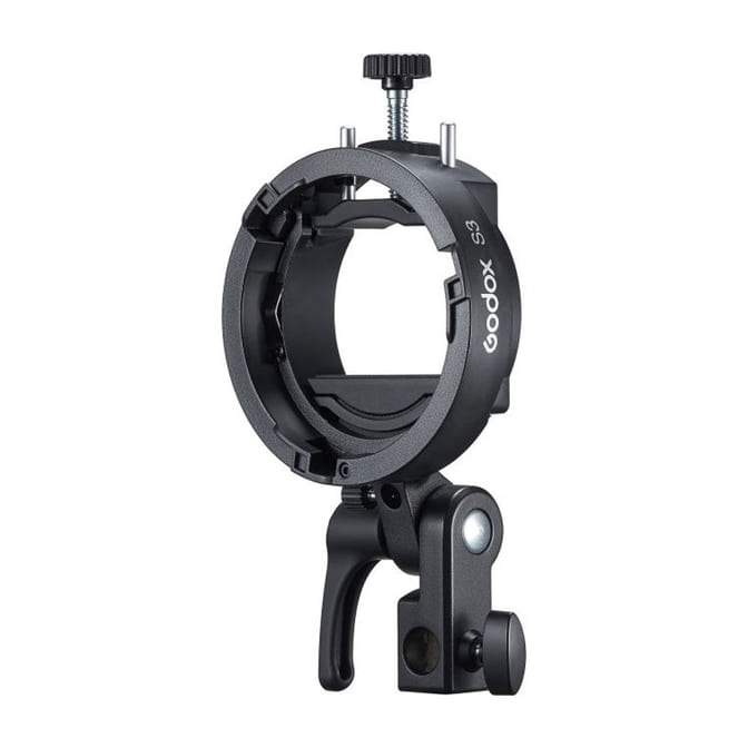 Zumirent Godox S3 Speedlite Bracket - Bowens Mount Adapter