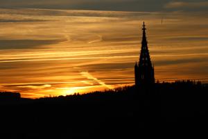 Münster im Abendrot Münster im Abendrot