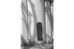Hintereingang Chiesetta dell'Olmo feine Architektur