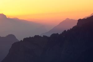 Sonnenuntergang im Muotathal Sonnenuntergang im Muotathal