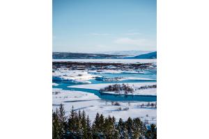 Winterlandschaft in Island