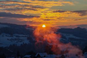 Sonne im Winter