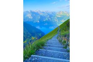 Früh Morgens auf der Gratwanderung 