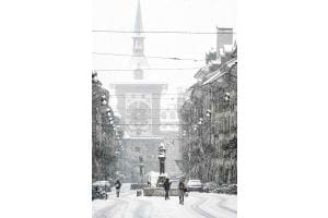 Bern im Schneetreiben Bern im Schneetreiben