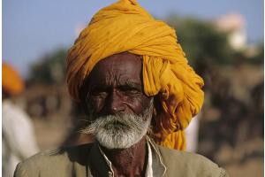 Kamelhändler in Pushkar, Indien