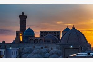 Sunset in Buchara / Usbekistan Sunset in Buchara / Usbekistan