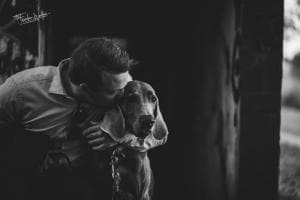 A man and his dog
