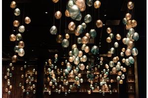 Lichtermeer am Hotelhimmel