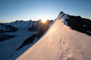 Sonnenaufgang vor dem Dreieckhorn