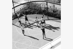Streetbasket vor dem Oodi, Helsinki